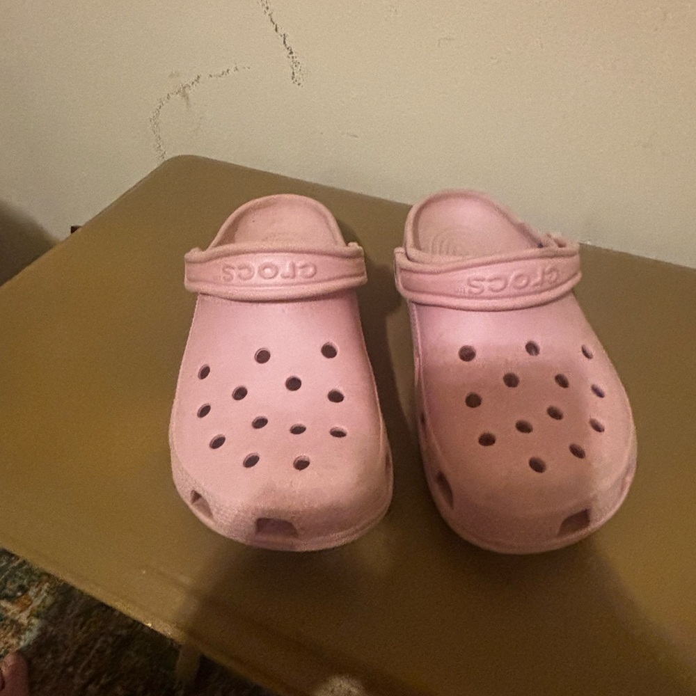 CROCS Kids Light Pink Sandals - Picture 2 of 8